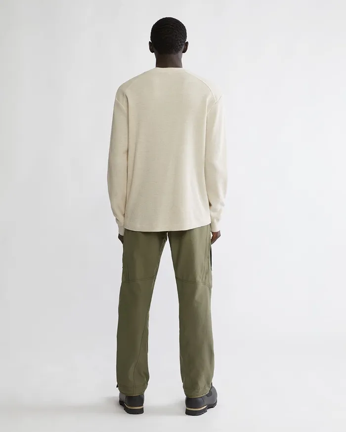 Men Snotra Long Sleeve Crewneck Faded Blue Klttermusen Fleeces and Sweaters