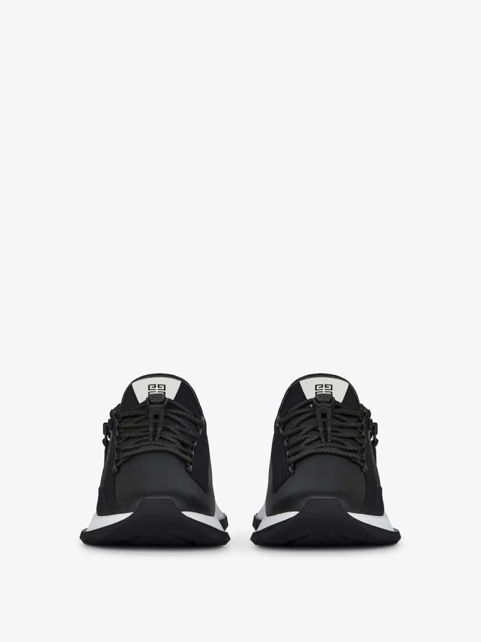 Men Spectre Givenchy Spectre Runner Sneakers In Synthetic Leather Blackwhite Men Spectre Givenchy Spectre Runner Sneakers In Synthetic Leather Blackwhite