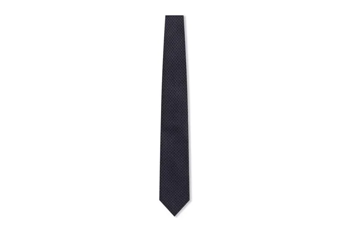 Men Ties and Bow Ties Tom Ford Pois Jacquard Tie Navy