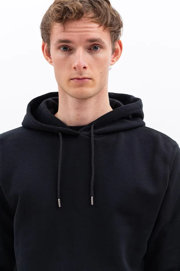 Men Vagn Classic Hoodie Black Norse Projects Sweatshirts