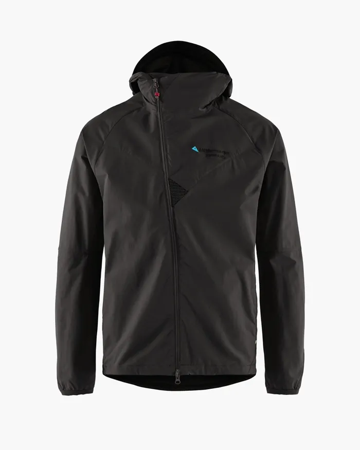 Men Vanadis 20 WindStretch Jacket Raven Klttermusen Wind Resistant Jackets