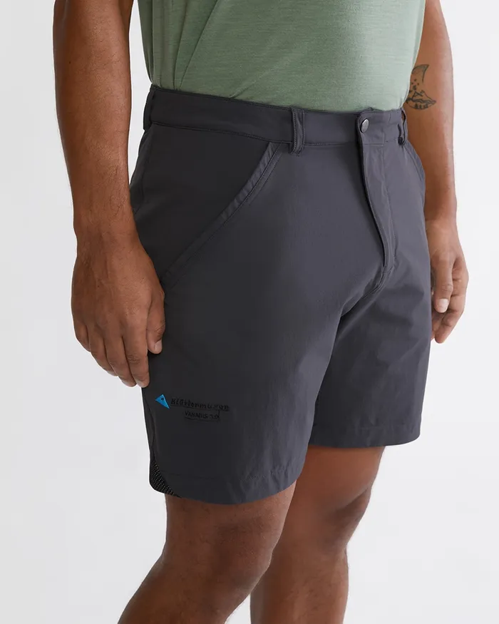 Men Vanadis 30 Light WindStretch Shorts Raven Klttermusen Shorts