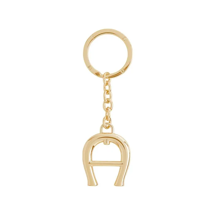MenWomen Aigner Keychains and Key Cases Logo Keyring