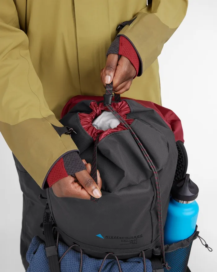 MenWomen Delling 20L Compact Hiking Backpack Dark Merlot Klttermusen SingleDay Backpacks 1832l