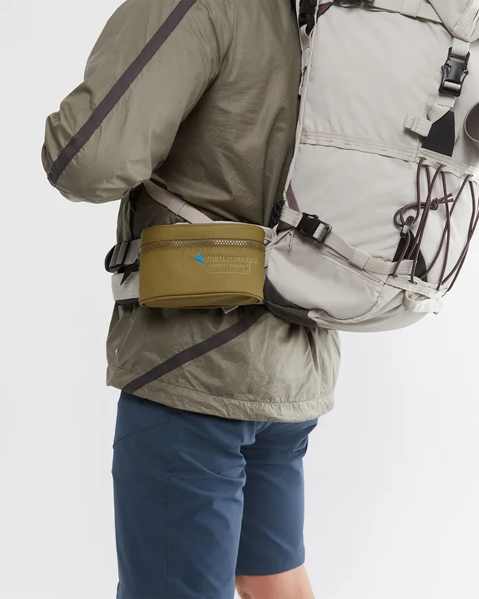 MenWomen Hipbelt Pocket 20 Padded Hip Pocket Meadow Green Klttermusen Accessories