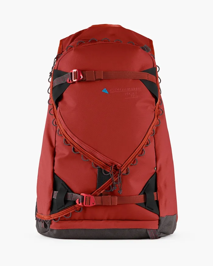 MenWomen Jkull Ski Touring Backpack 18L Rose Red Klttermusen SingleDay Backpacks 1832l
