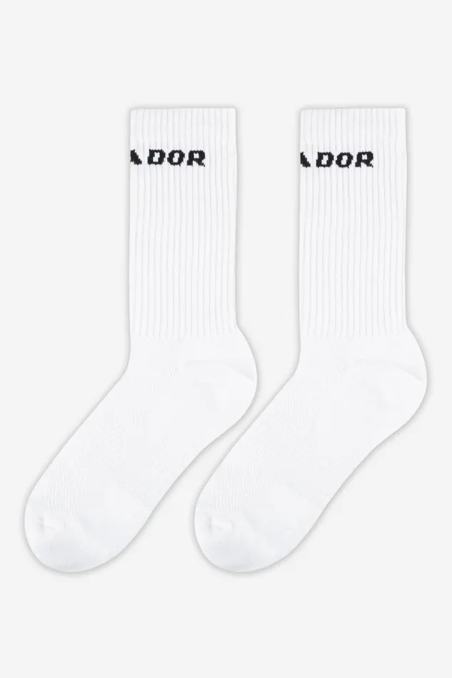 MenWomen Pegador Socken Logo Socks White Black MenWomen Pegador Socken Logo Socks White Black
