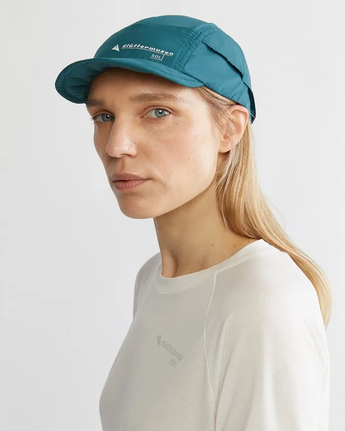 MenWomen Sol Lightweight Five Panel Cap Deep Sea Klttermusen Hats and Caps