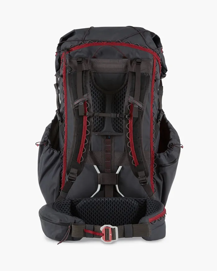 MenWomen Vn Waterproof Retina Backpack 55L Raven Klttermusen MultiDay Backpacks 32100l