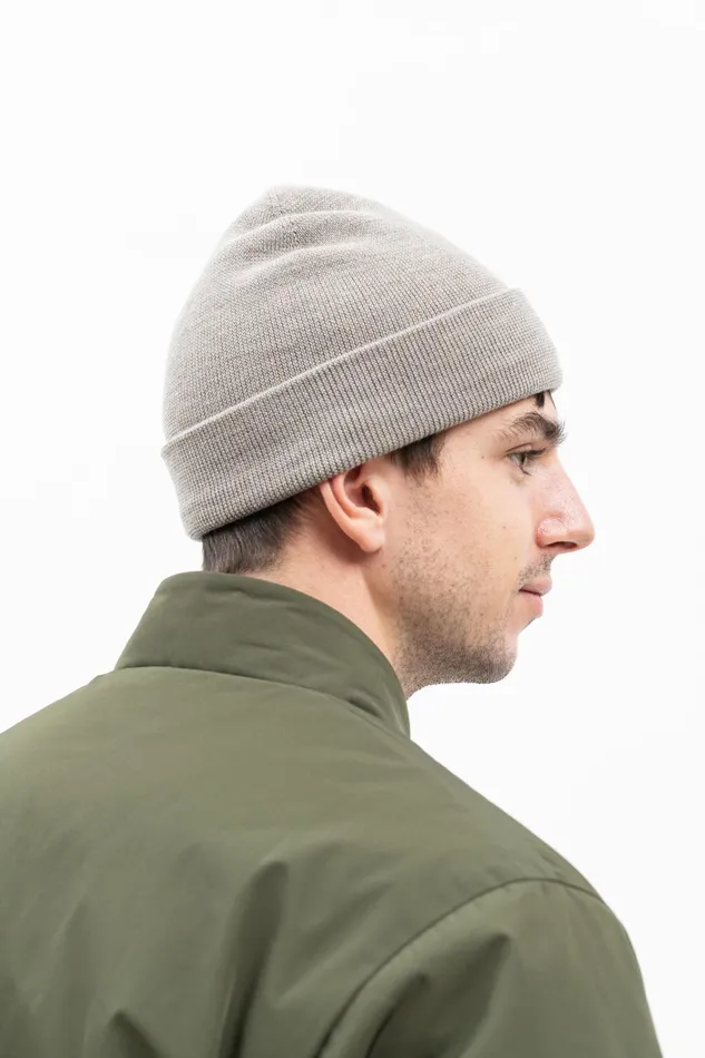 Men Wool Cotton Rib Beanie Espresso Norse Projects Beanies