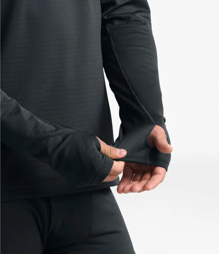 Mens The North Face Baselayers UltraWarm Poly Crew Tnf Black