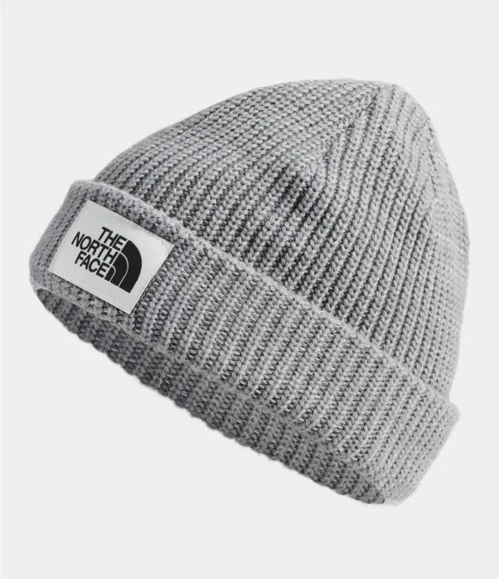 Mens The North Face Beanies and Scarves Salty Dog Beanie Mid Greytin Grey