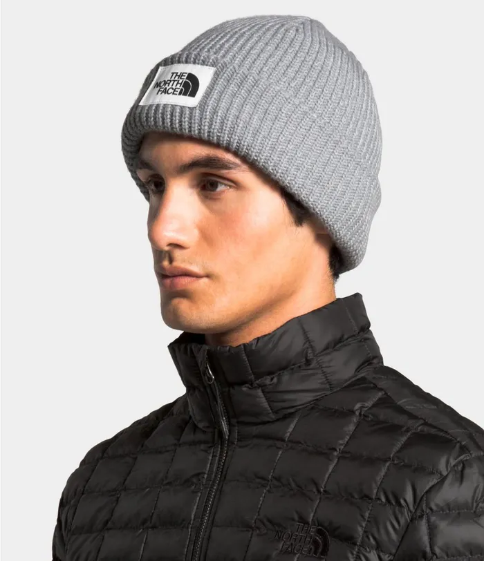 Mens The North Face Beanies and Scarves Salty Dog Beanie Mid Greytin Grey