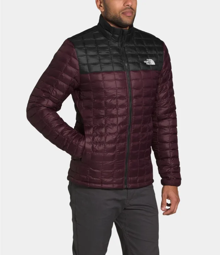 Mens The North Face Insulated and Down Jackets ThermoBall Eco Jacket Tnf Black Matteroot Brown Matte