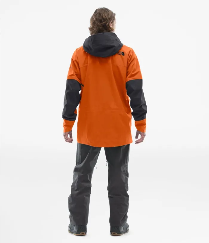Mens The North Face Snow ACAD Jacket Papaya Orangeweathered Black