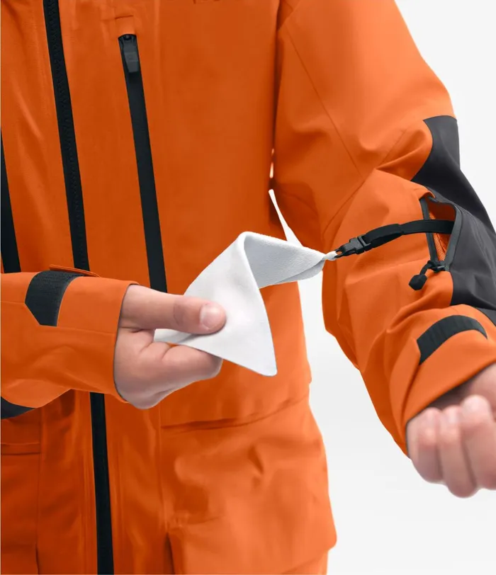 Mens The North Face Snow ACAD Jacket Papaya Orangeweathered Black