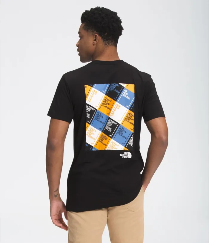 Mens The North Face TShirts Unisex SS Walls Are Meant For Climbing Tee Tnf Blackmulticolor Mens The North Face TShirts Unisex SS Walls Are Meant For Climbing Tee Tnf Blackmulticolor
