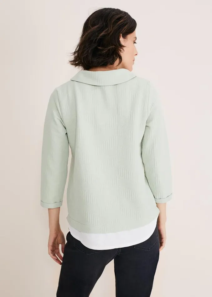 Mica Textured Top Sage Women Phase Eight Tops and TShirts