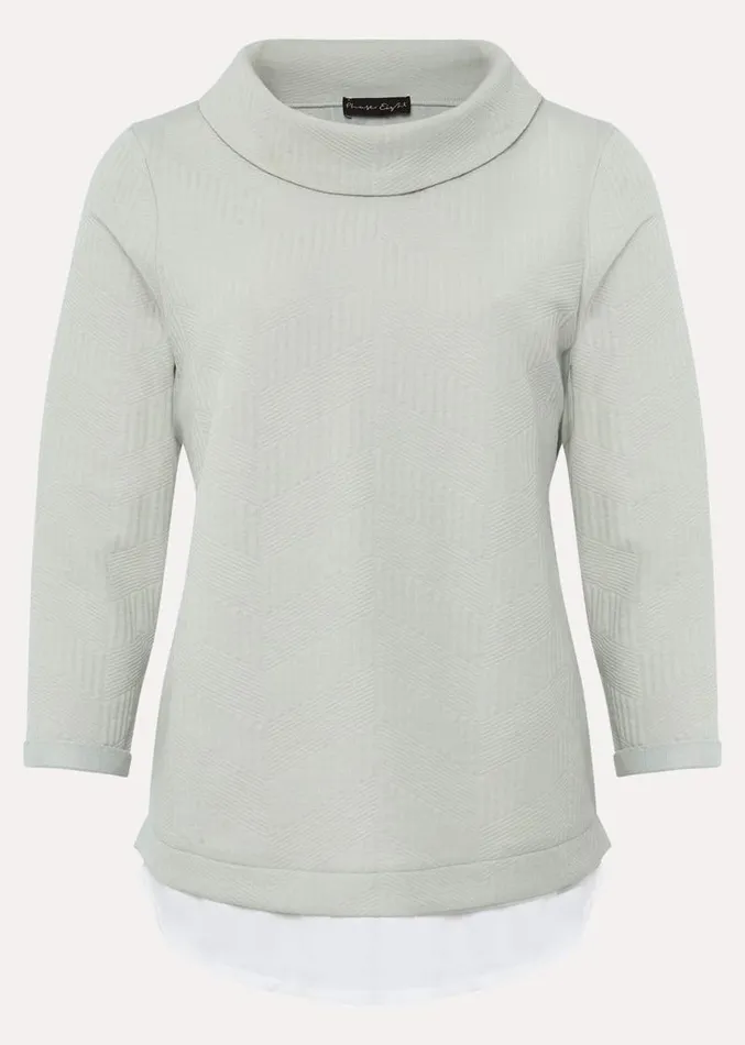 Mica Textured Top Sage Women Phase Eight Tops and TShirts