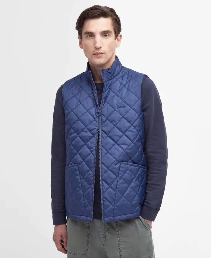 Monty Gilet Classic Navy Men Barbour Gilets and Liners