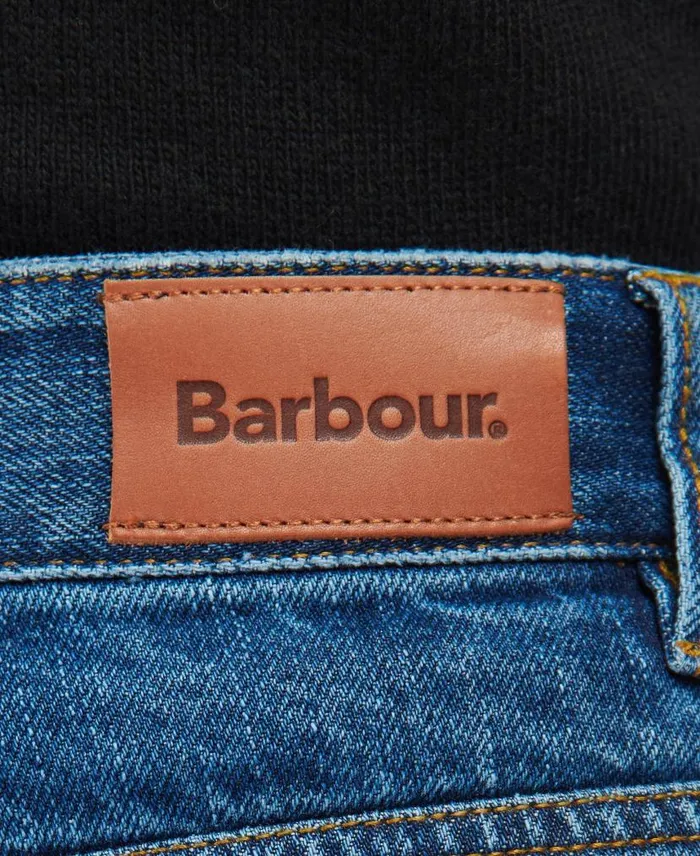 Moorland HighRise Jeans Original Wash Women Barbour Trousers and Shorts
