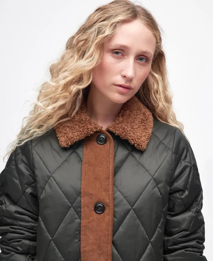 Mulgrave Quilted Jacket Sageclassic Women Barbour Quilted Jackets