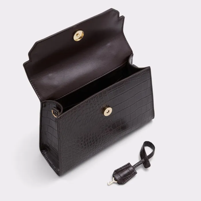 Muriax Dark Brown Women ALDO Top Handle Bags