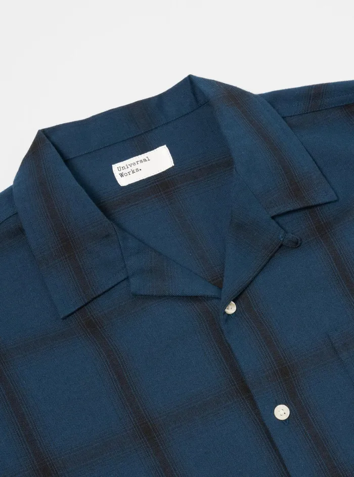 Nightwear Men Universal Works Universal Works Long Pyjama Set In Navy Shadow Check