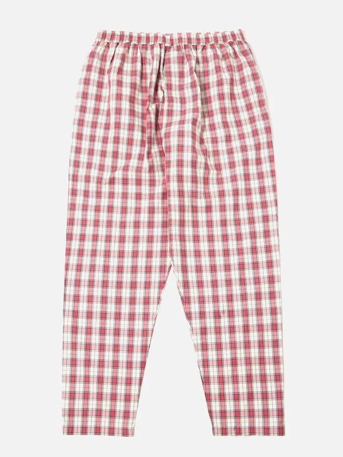 Nightwear Men Universal Works Universal Works Pyjama In Red Cotton Check