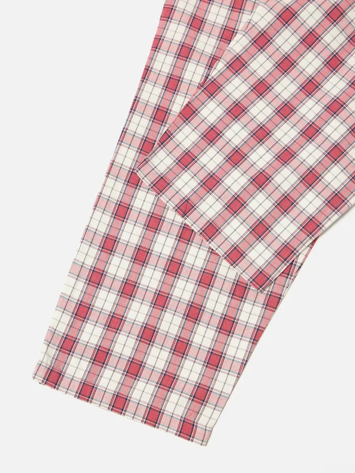 Nightwear Men Universal Works Universal Works Pyjama In Red Cotton Check