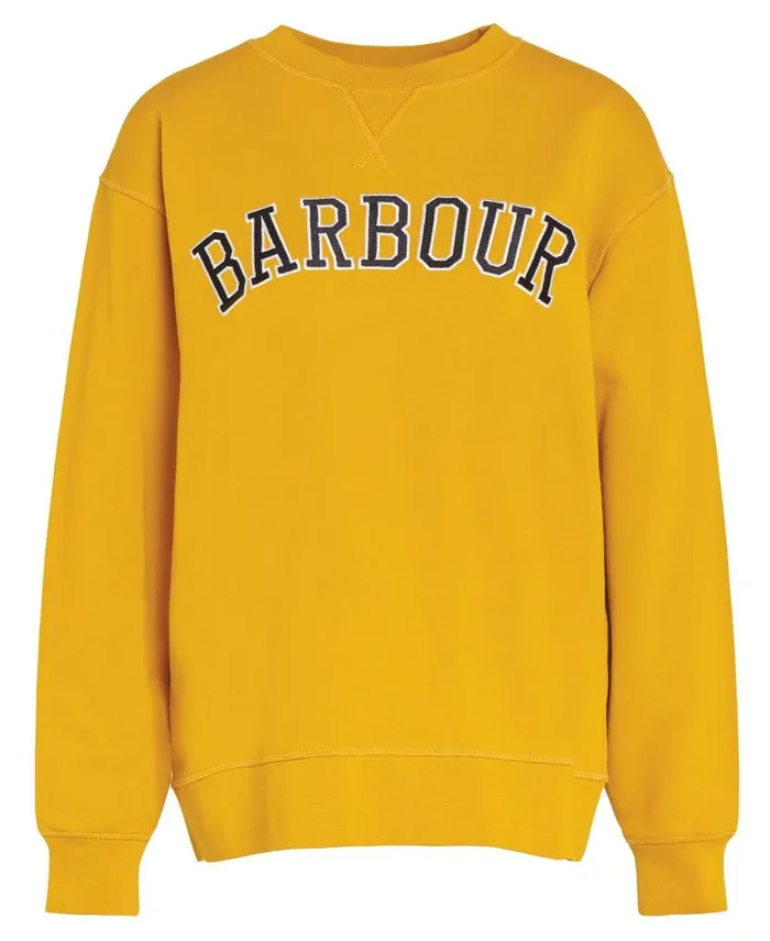 Northumberland Sweatshirt Shell Pink Women Barbour Jumpers