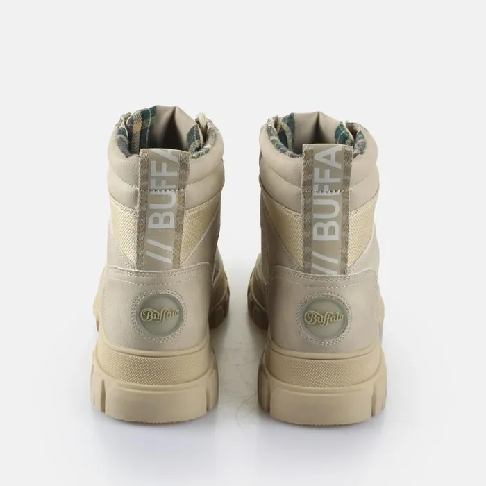 Nova Com Creme Buffalo Boots and AnkleBoots