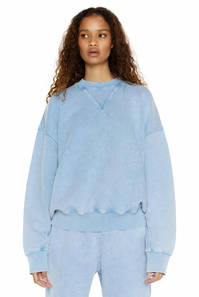 NTRLS Powder Blue Crew Neck Sweatshirt Stone Women Jaded London NTRLS Powder Blue Crew Neck Sweatshirt Stone Women Jaded London