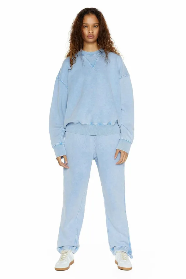 NTRLS Powder Blue Crew Neck Sweatshirt Stone Women Jaded London NTRLS Powder Blue Crew Neck Sweatshirt Stone Women Jaded London