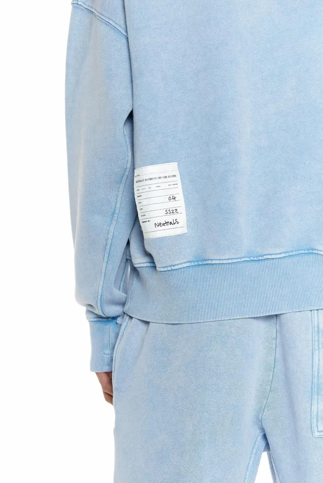 NTRLS Powder Blue Crew Neck Sweatshirt Stone Women Jaded London NTRLS Powder Blue Crew Neck Sweatshirt Stone Women Jaded London