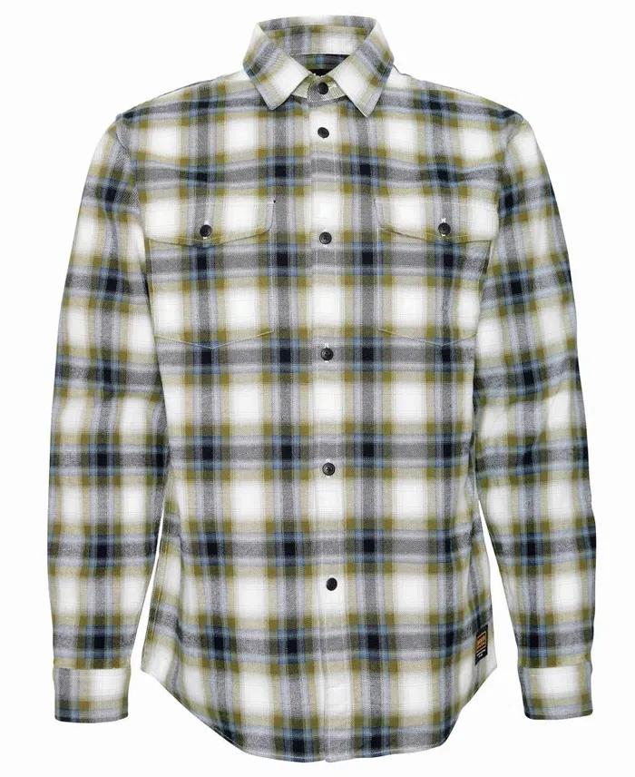 Oliver LongSleeved Shirt Cobalt Blue Men Barbour Shirts