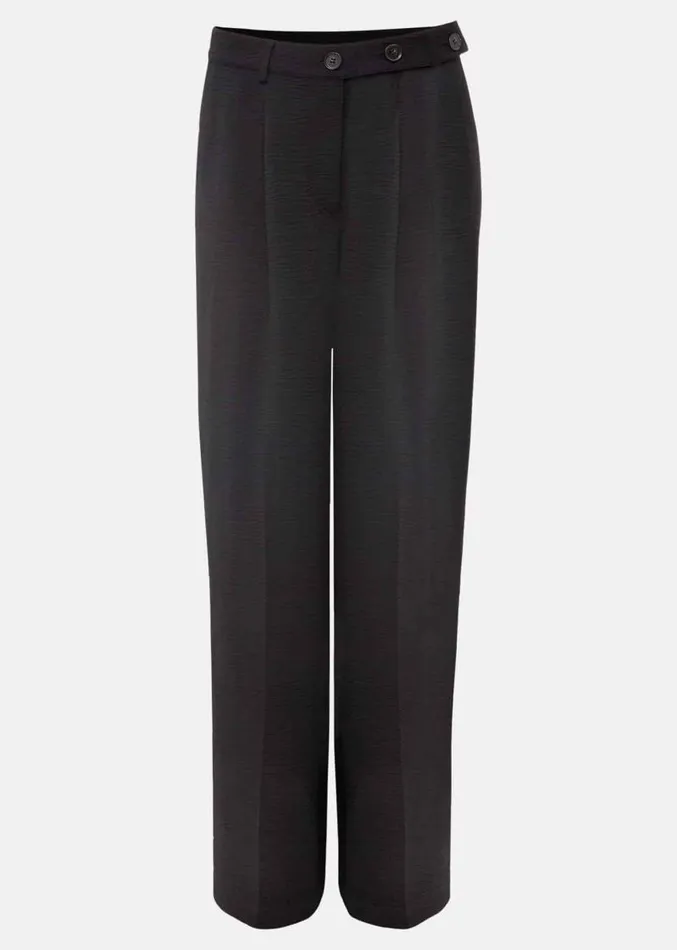 Opal Wide Leg Trousers Black Women Phase Eight Trousers