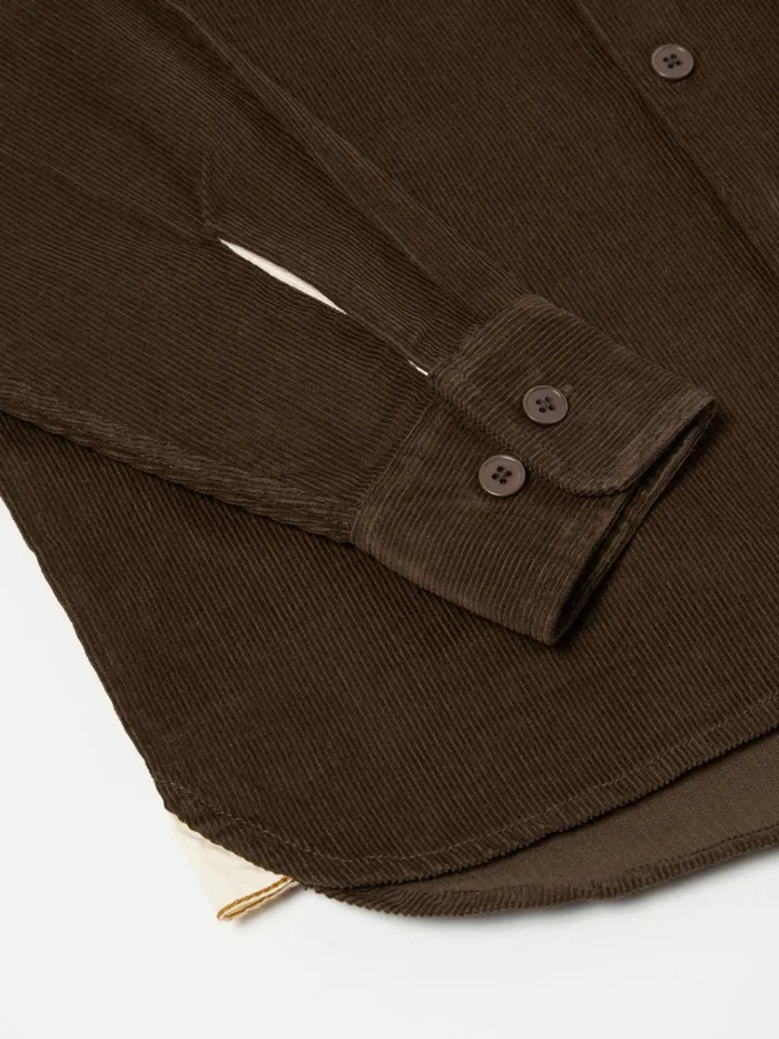 Overshirts Men Universal Works Universal Works Field Shirt In Brown Fine Cord