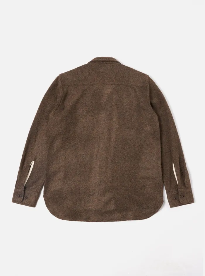 Overshirts Men Universal Works Universal Works Work Shirt In Bark Dam Marl