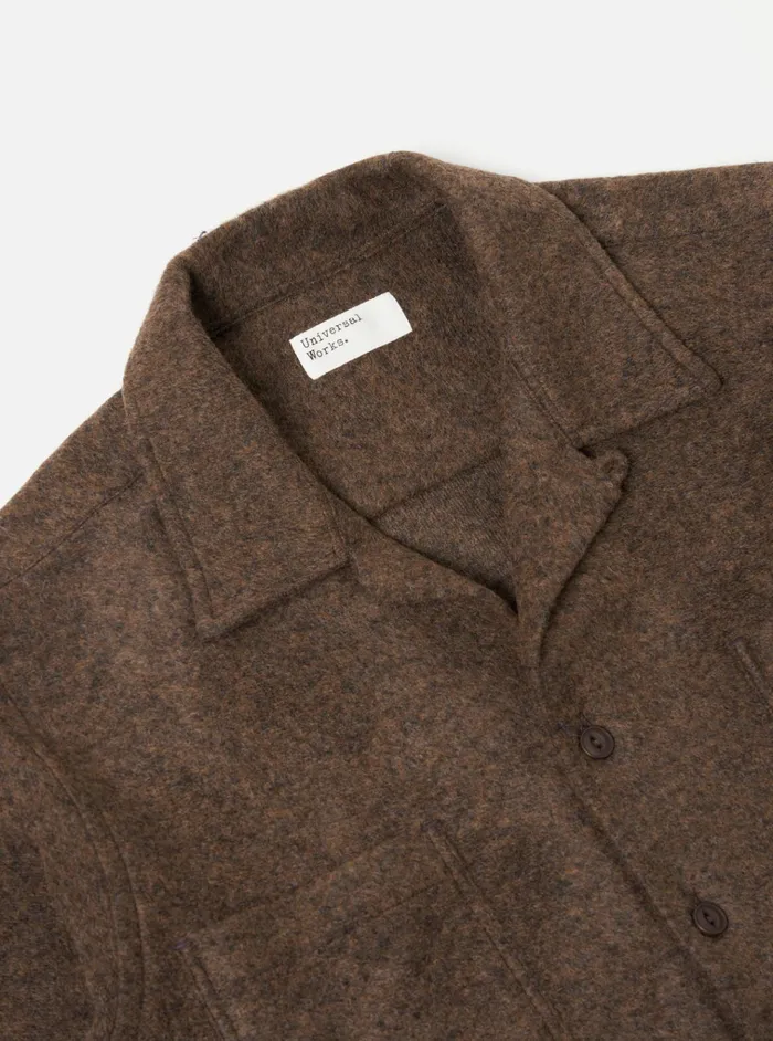 Overshirts Men Universal Works Universal Works Work Shirt In Bark Dam Marl