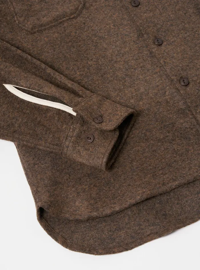 Overshirts Men Universal Works Universal Works Work Shirt In Bark Dam Marl
