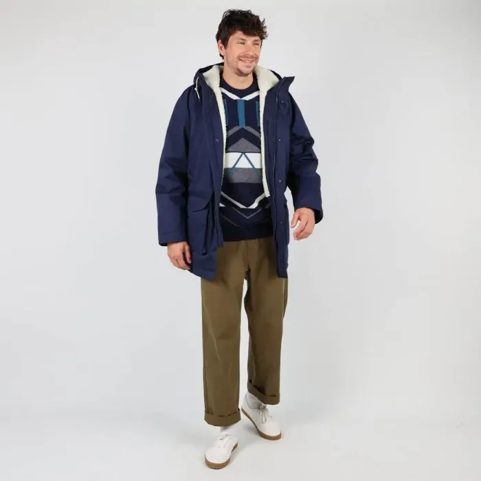 Oxbow Jacket Coat Men Parka Jacobsen 8211 Deep Marine