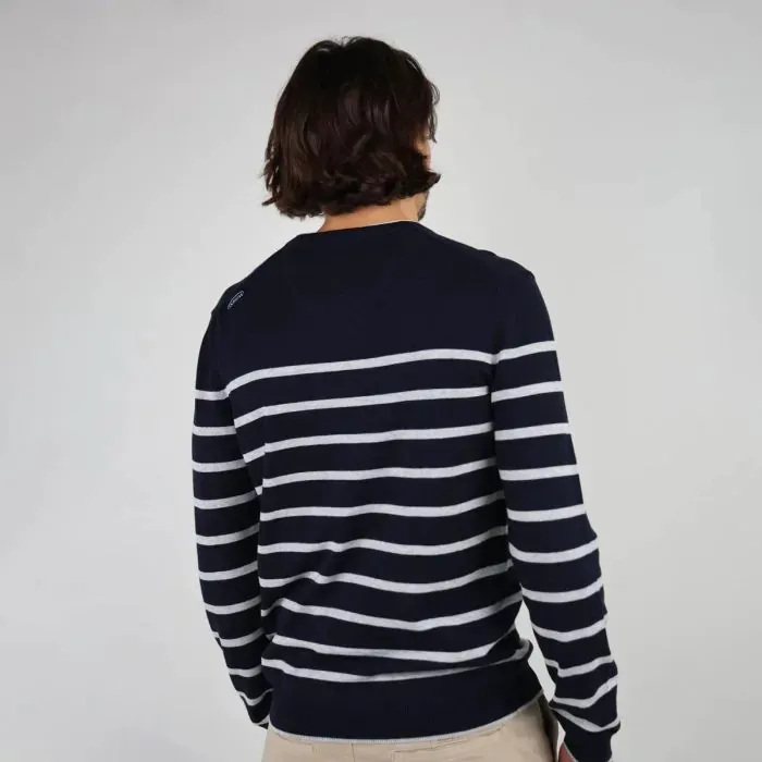 Oxbow Sweater Men Sweater Perom 8211 Deep Marine Chin