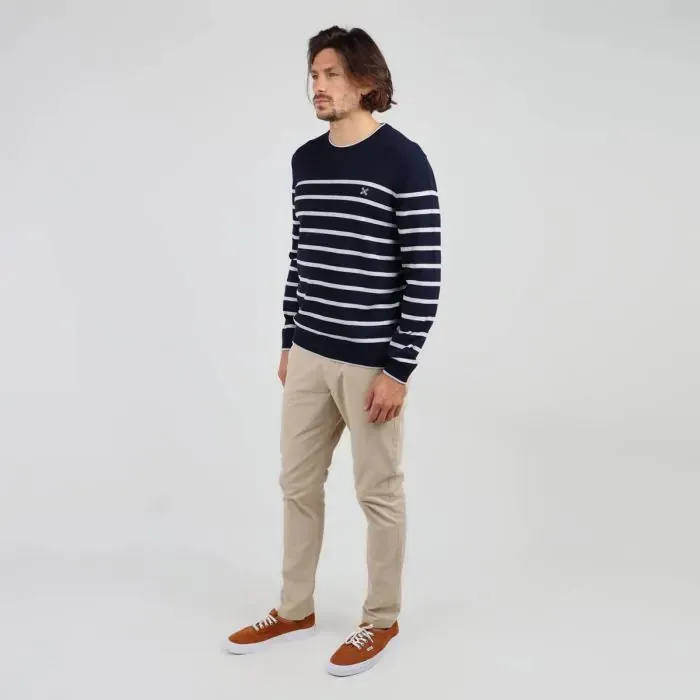 Oxbow Sweater Men Sweater Perom 8211 Deep Marine Chin