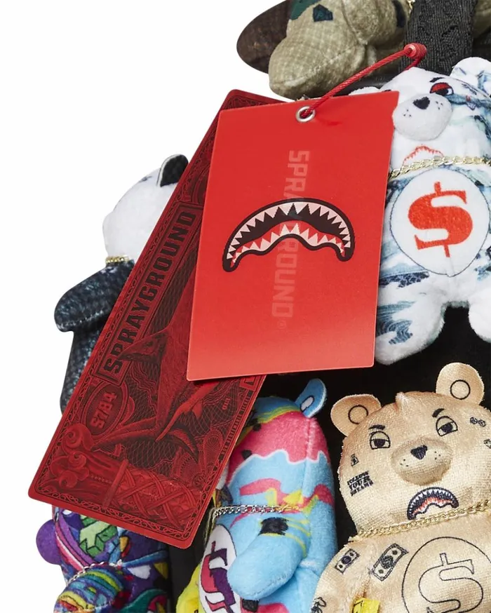PACK OF BEARS REAL PLUSH BEARS RUNWAY PIECE BACKPACK 8211 SUPER EXCLUSIVE Bags SPRAYGROUND