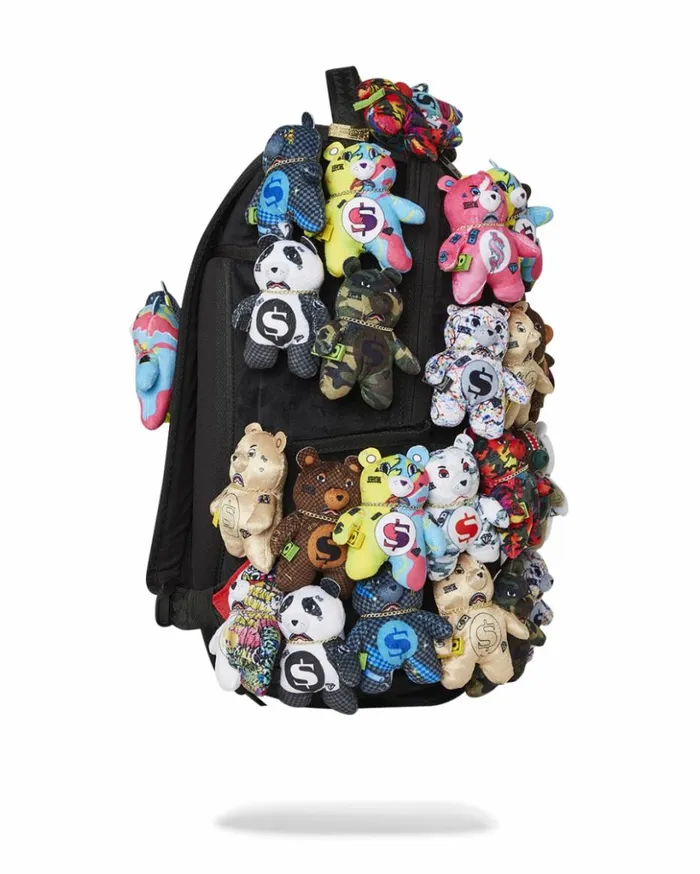PACK OF BEARS REAL PLUSH BEARS RUNWAY PIECE BACKPACK 8211 SUPER EXCLUSIVE Bags SPRAYGROUND