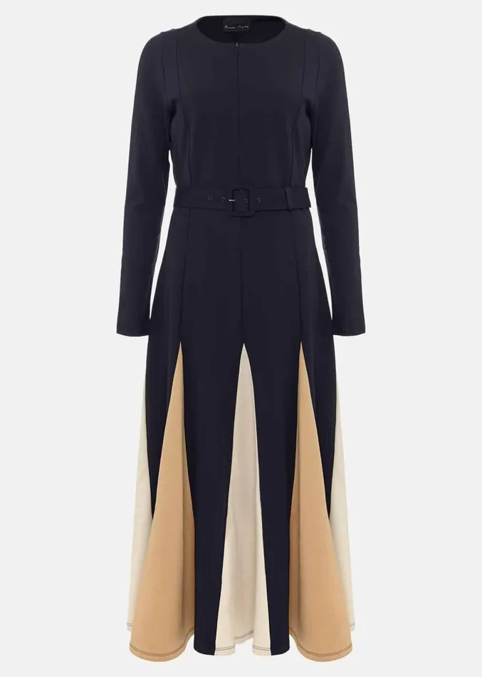 Paula Navy Midi Dress Navy Women Phase Eight Dresses