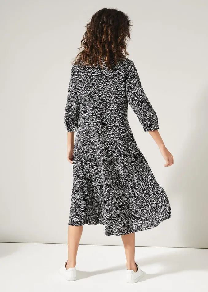 Penele Print Midi Dress Blackivory Women Phase Eight Dresses