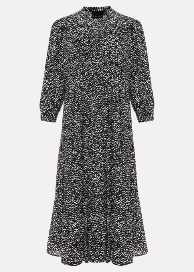 Penele Print Midi Dress Blackivory Women Phase Eight Dresses