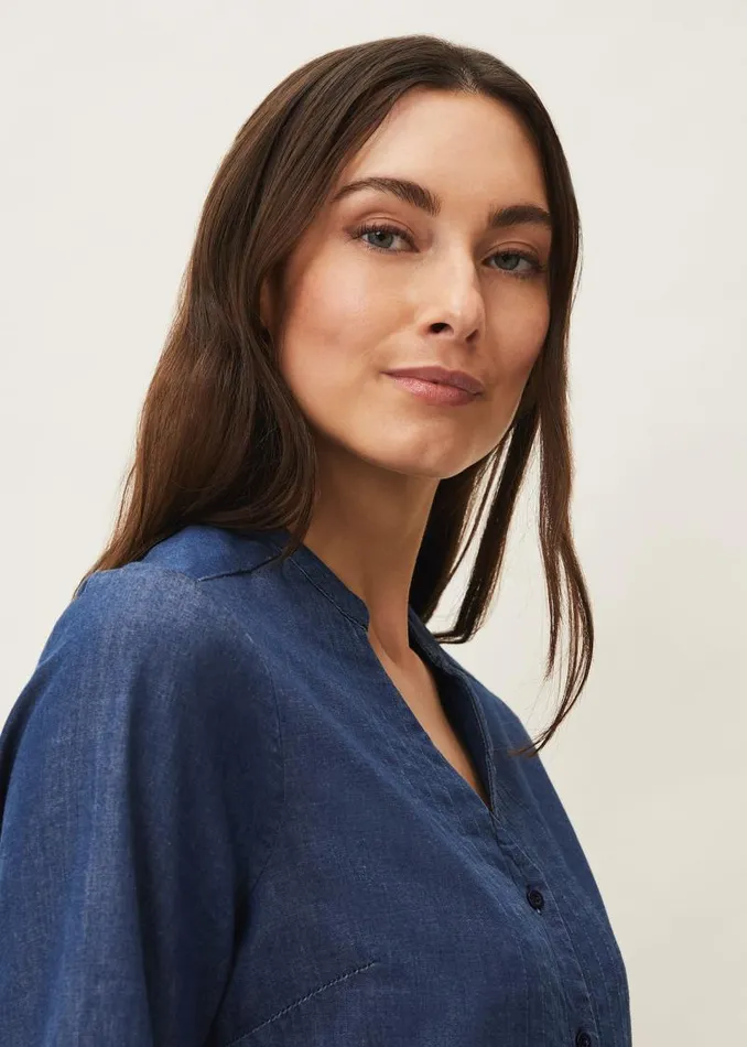 Penele Swing Dress Chambray Women Phase Eight Dresses